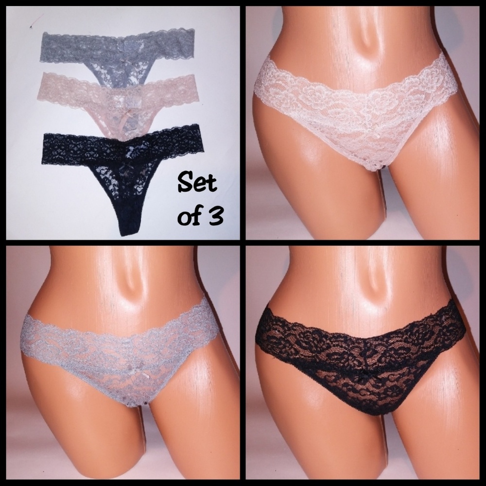 (3) Thong Panties